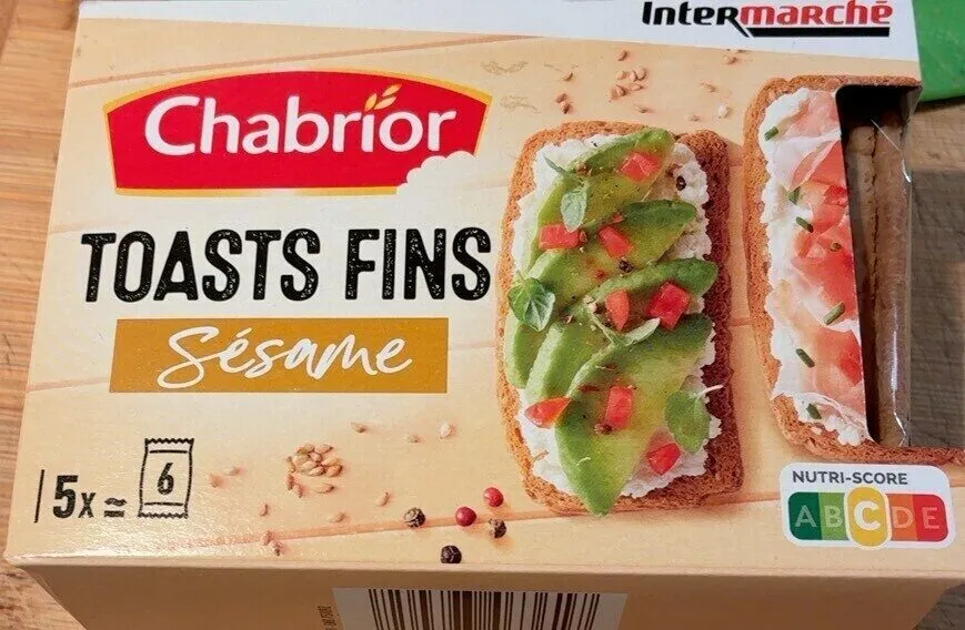 Toasts fins sésame
