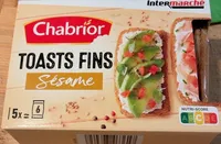 Toasts fins sésame