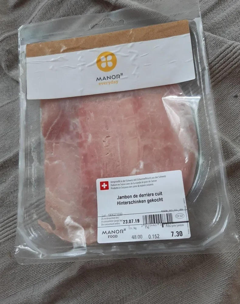 Jambon de derrière cuit