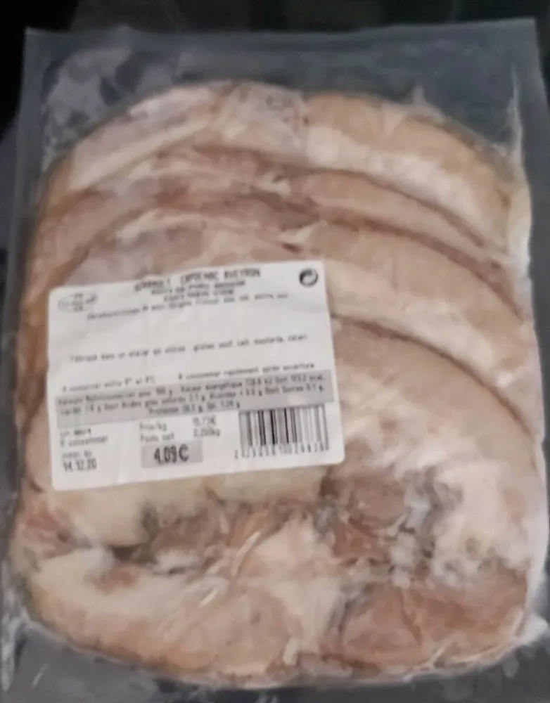 Rôti de porc braisé cuit sous vide