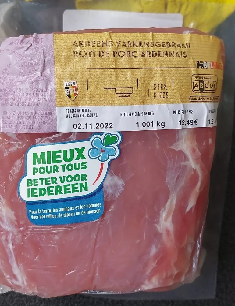 Rôti de porc ardennais