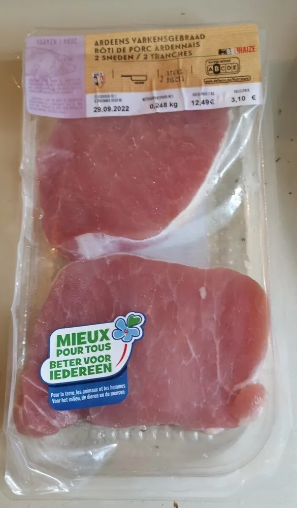 Rôti de porc ardennais