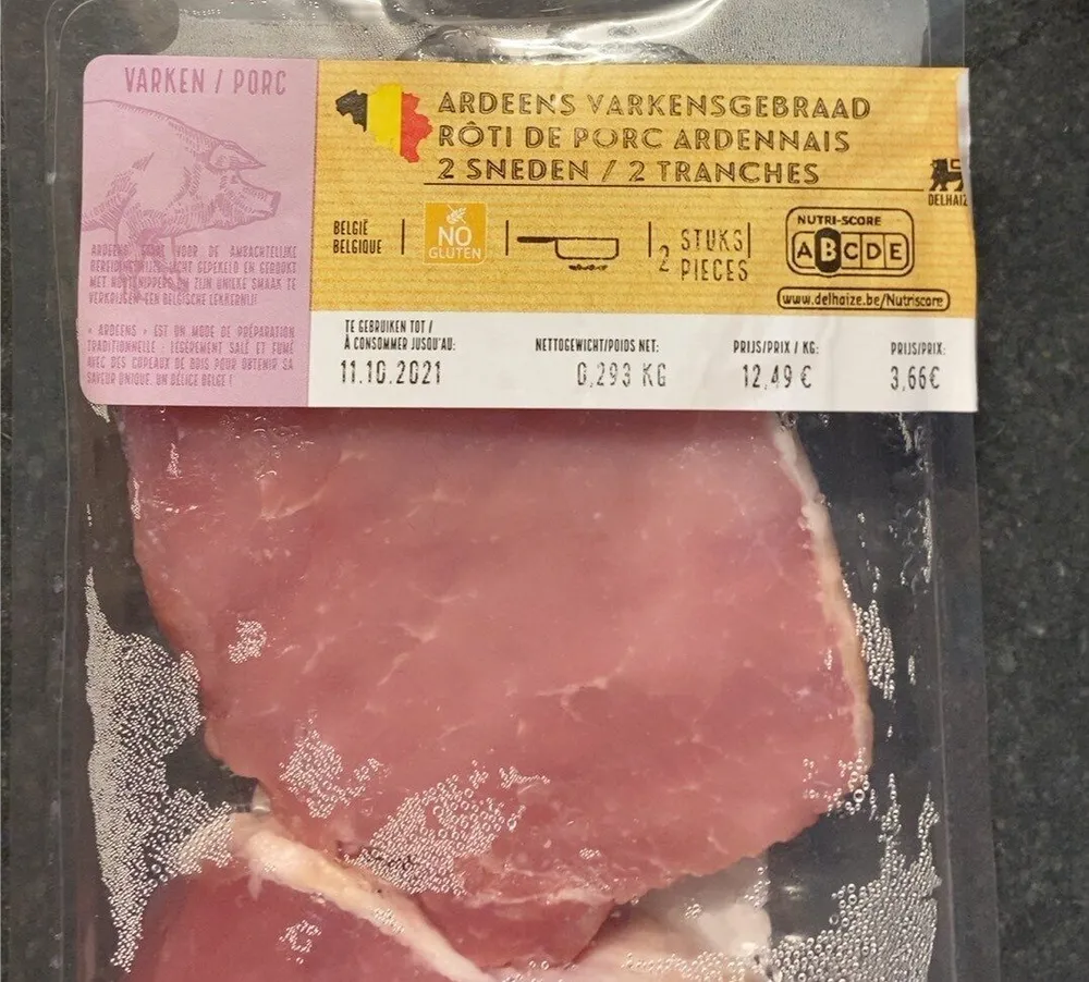 Roti de porc ardenais