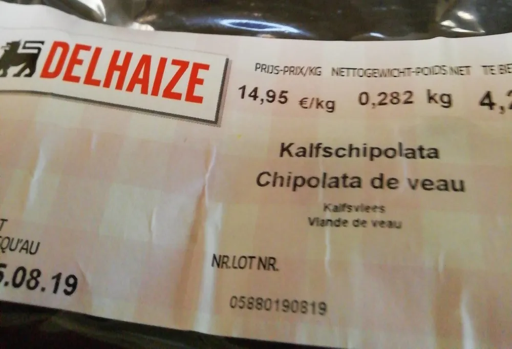 Chipolatas de veau