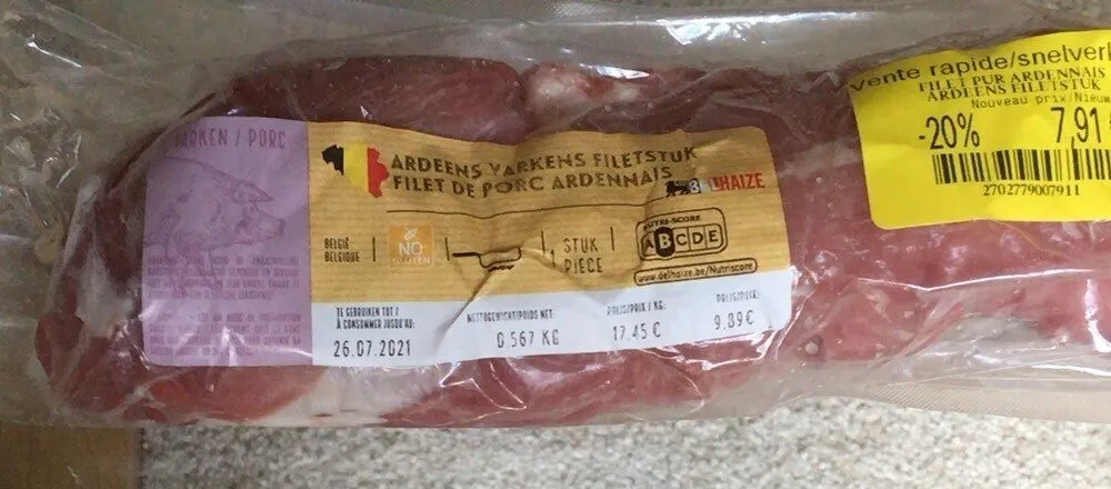 Filet de porc ardenais