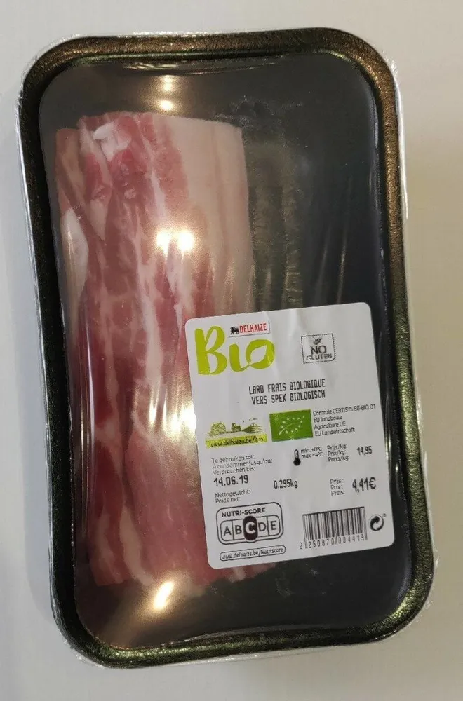 Lard frais Bio