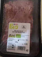 Haché bœuf porc bio