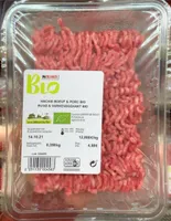 Hachis boeuf et porc bio