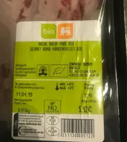 Haché boeuf porc bio