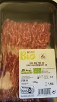Haché boeuf porc bio Delhaize