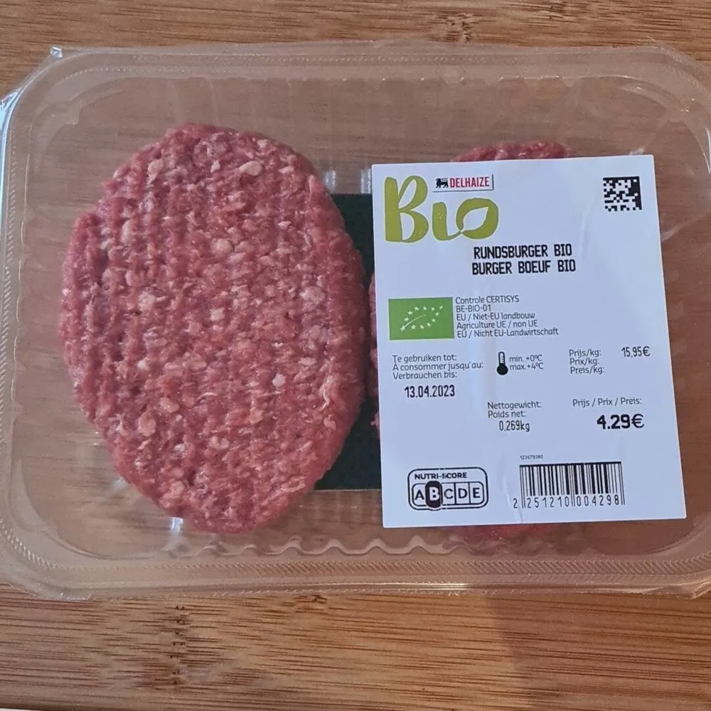 Burger bœuf bio