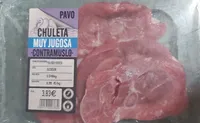 Chuleta de muslo de Pavo muy jugosa.