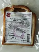 Pâté en croûte sans médaillon sv