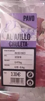 Chuleta de pavo al ajillo