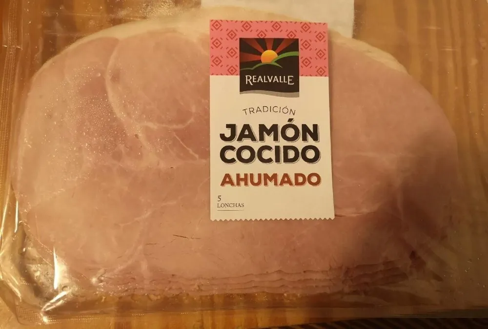Jamón cocido ahumado