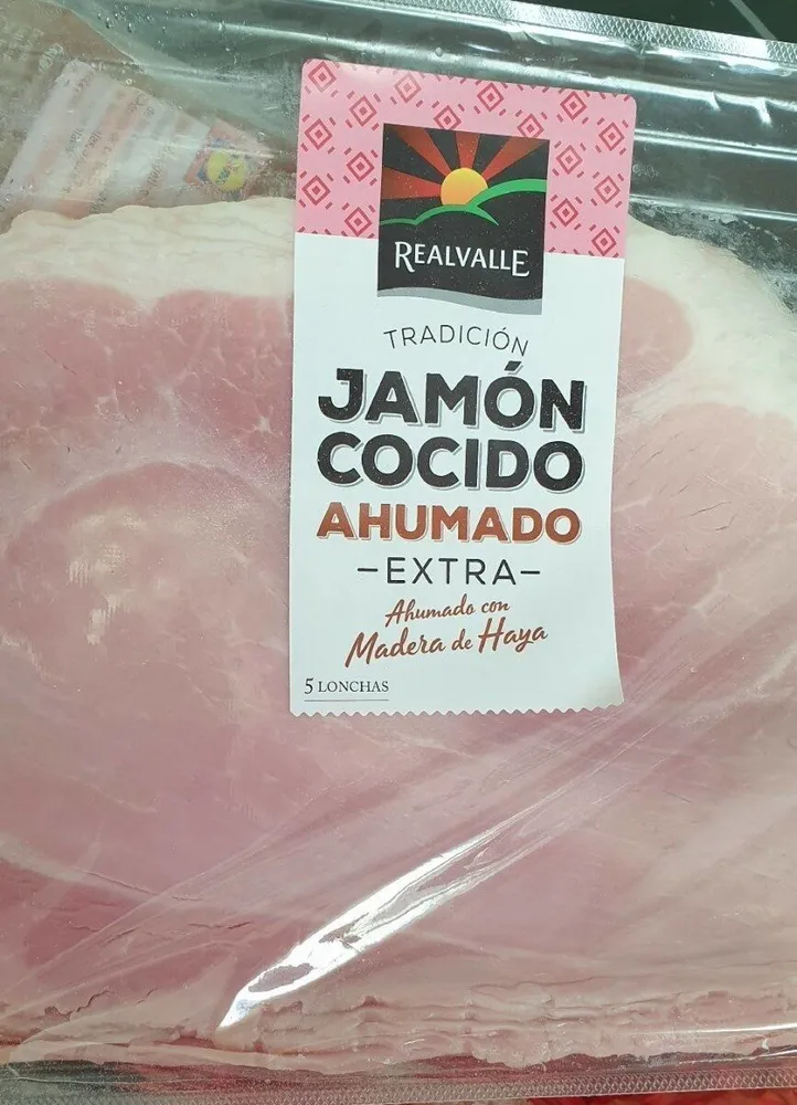 Jamón cocido ahumado