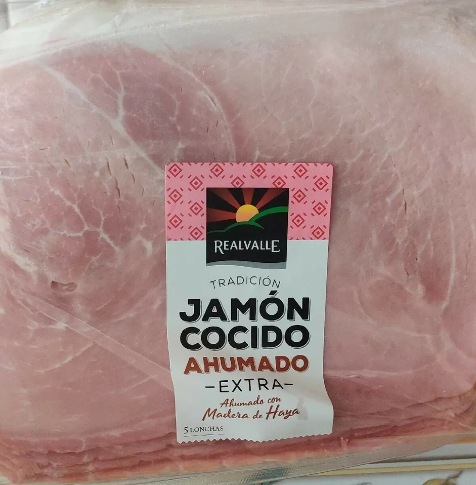 Jamón cocido ahumado
