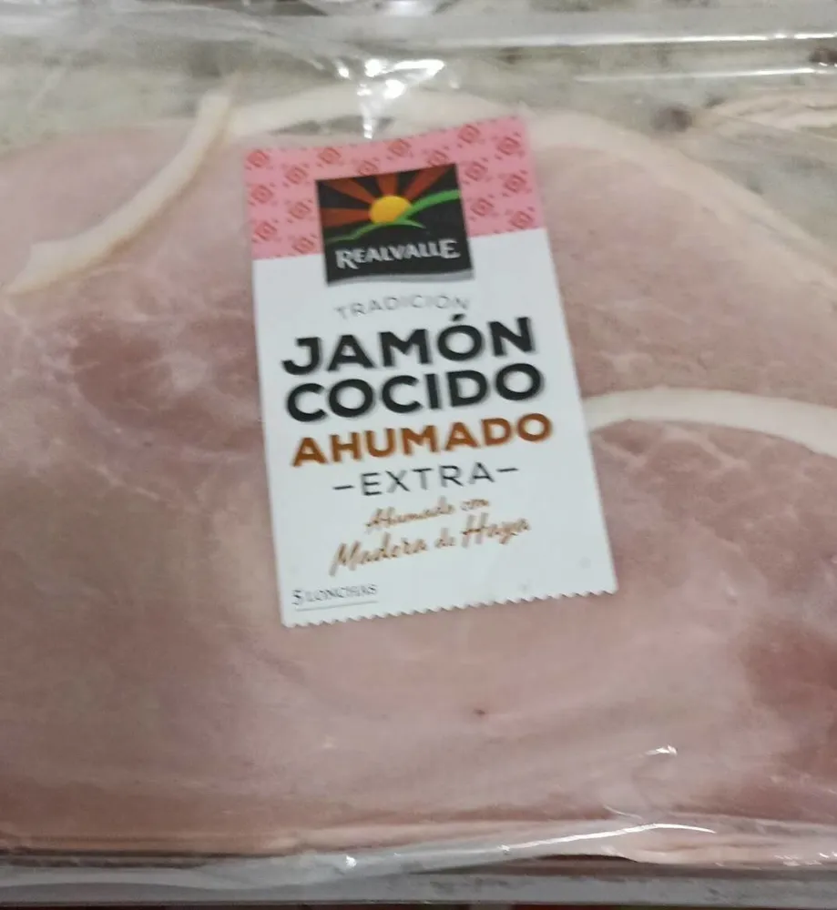 Jamón cocido ahumado