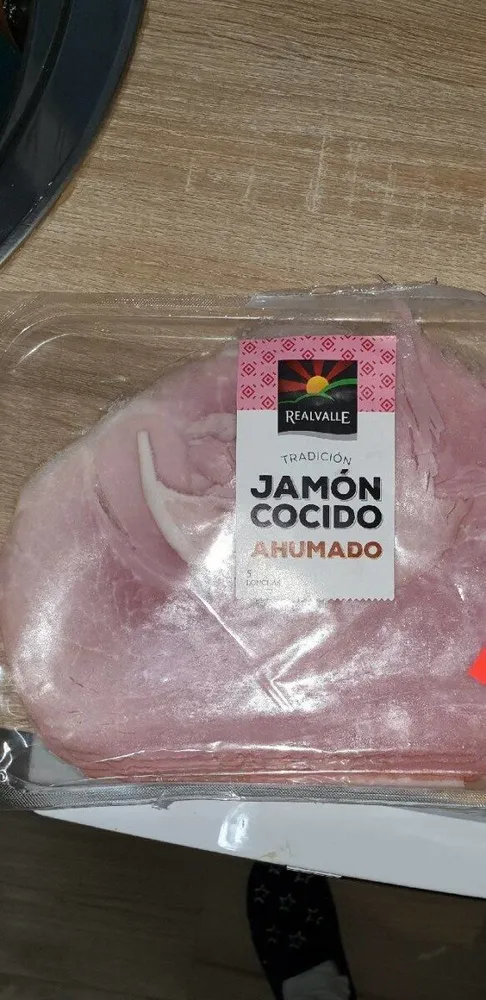 Jamón cocido ahumado