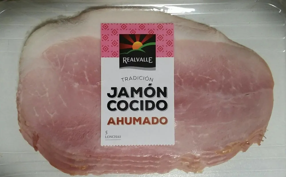 Jamón cocido ahumado
