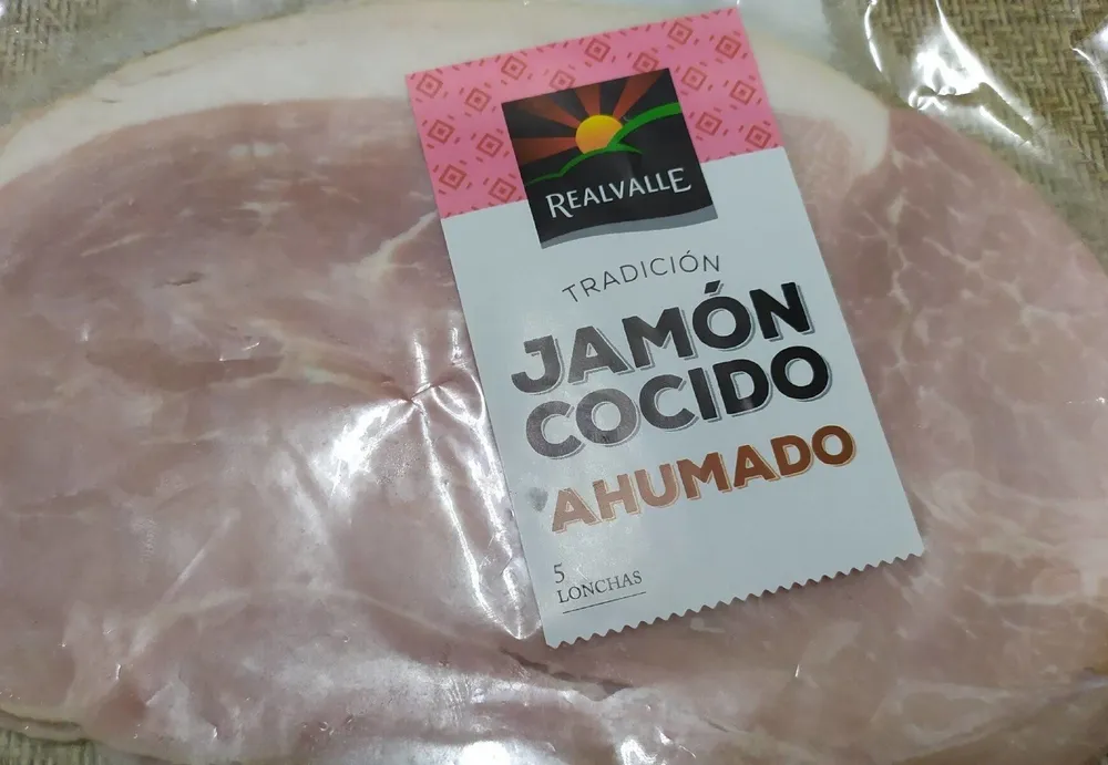 Jamón cocido ahumado