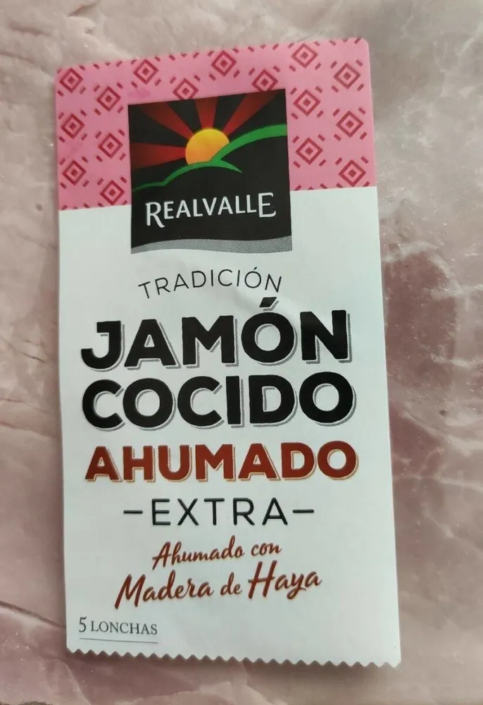 Jamón cocido ahumado
