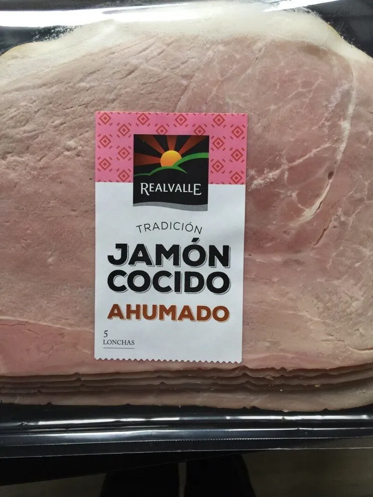 Jamón cocido ahumado
