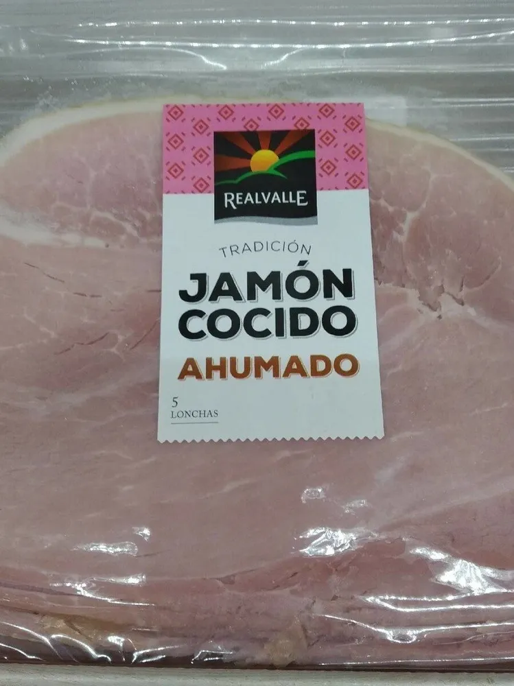 Jamón cocido ahumado