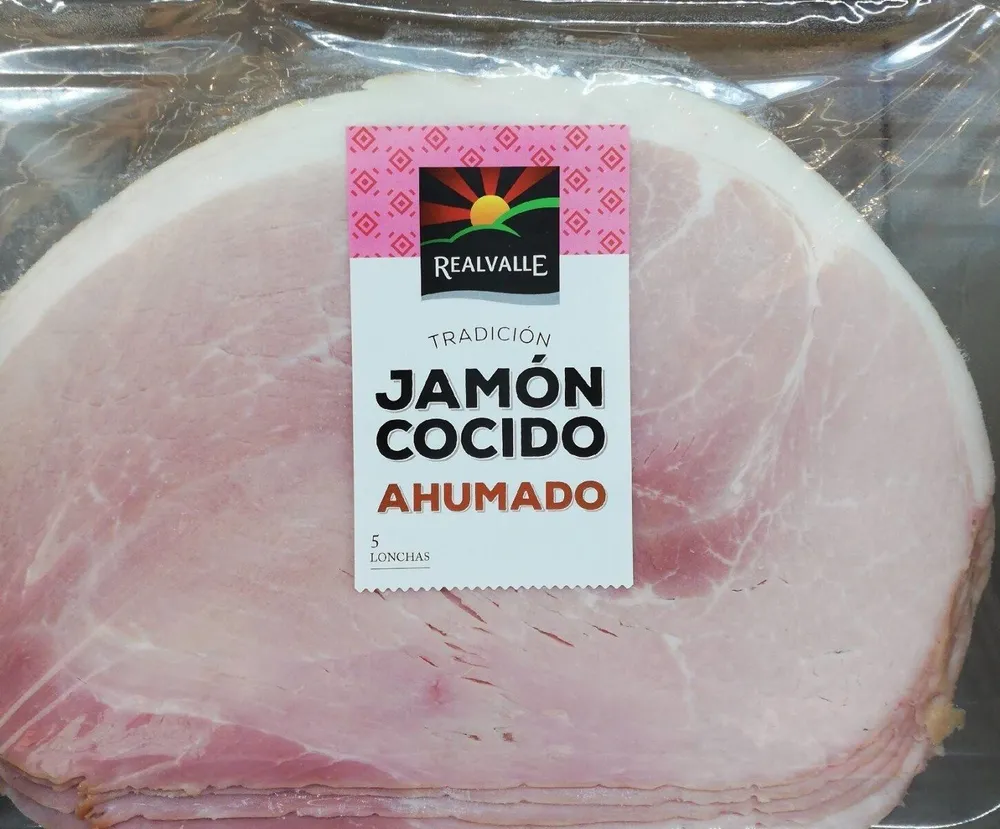 Jamón cocido ahumado