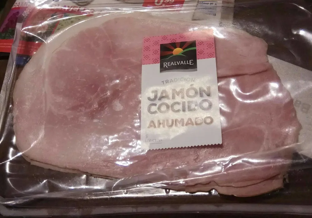 Jamón cocido ahumado