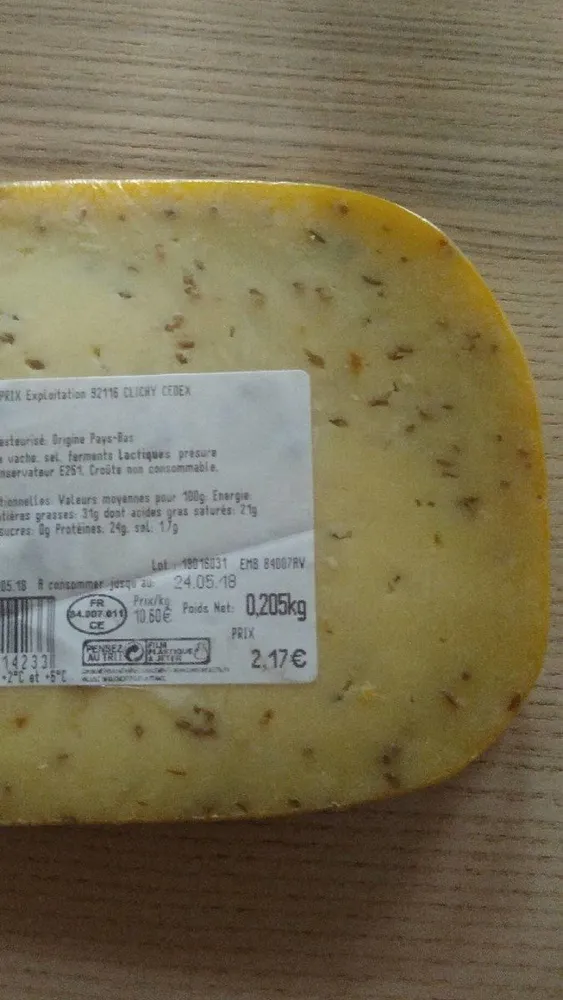 Gouda au cumin