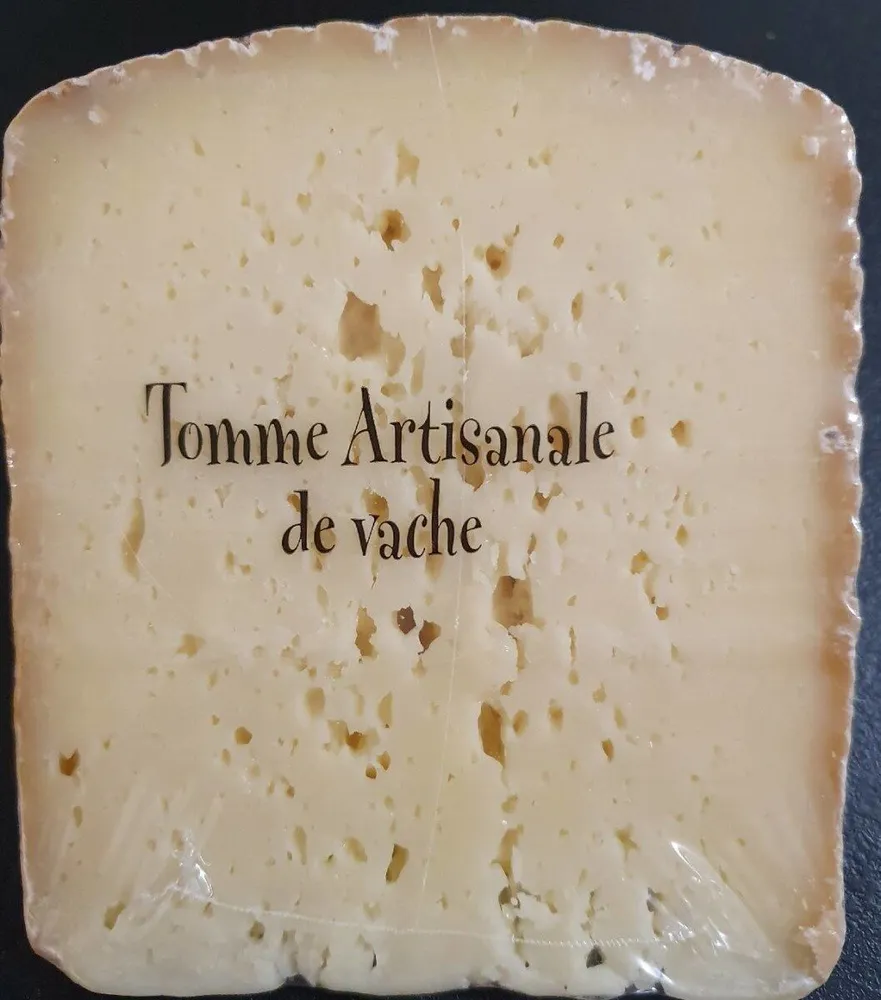 Tomme artisanale de vache