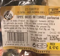 Tomme de brebis artisanale