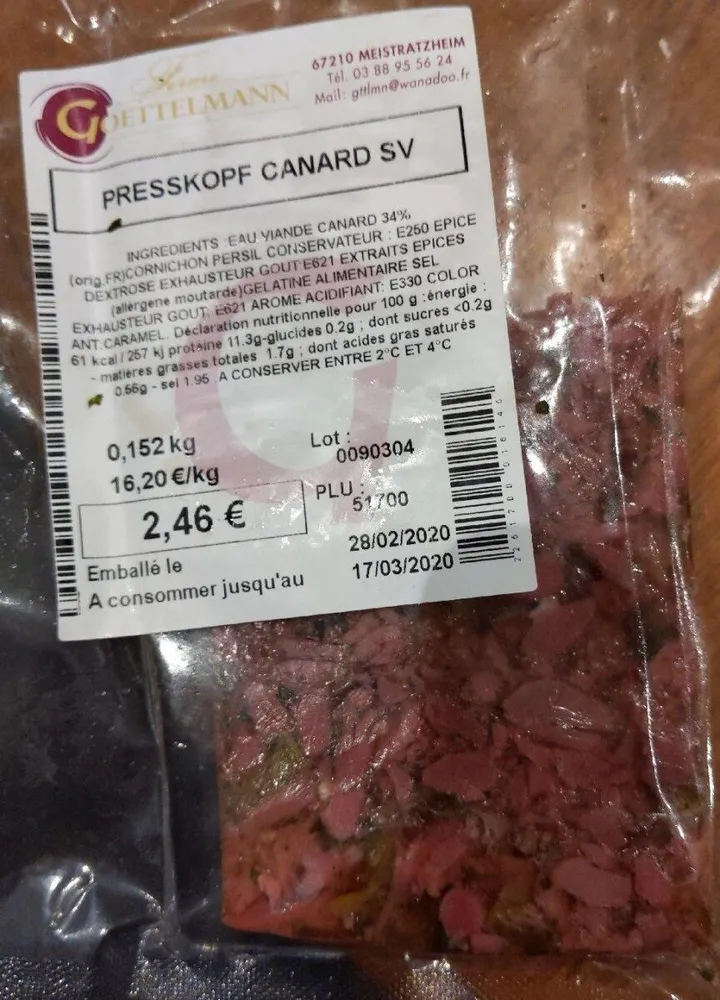 Presskopf canard