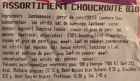 Assortiment choucroute bio