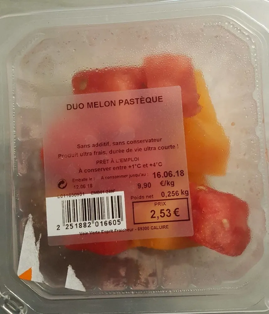 Duo melon pastèque
