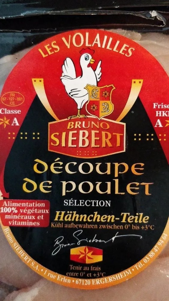 Decoupe de poulet