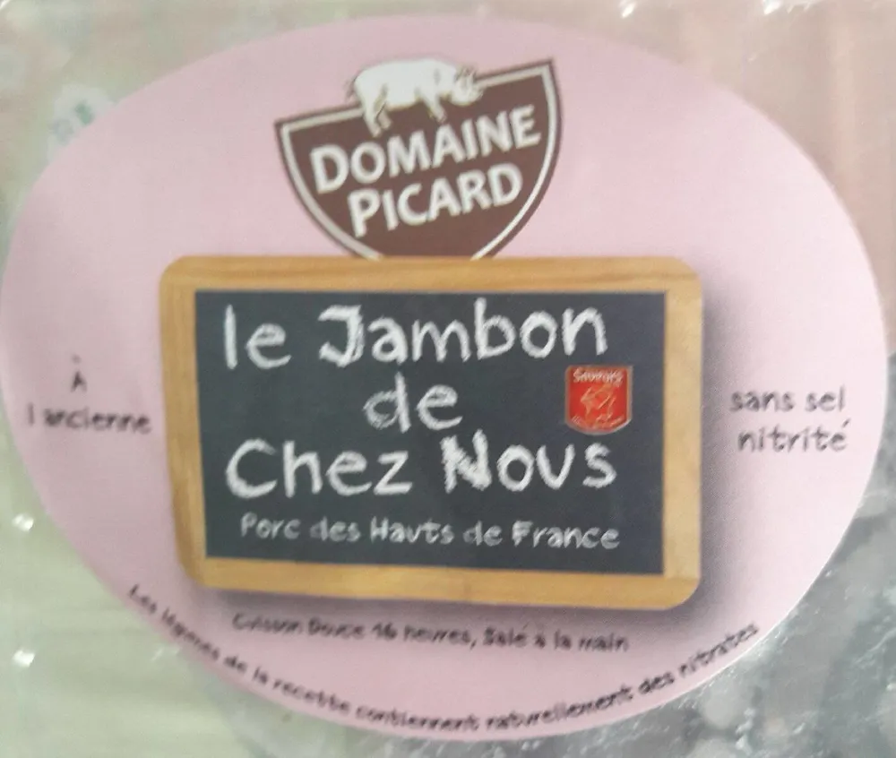 Le jambon de chez nous
