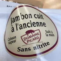 Jambon blanc sans notrite cuit avec couenne