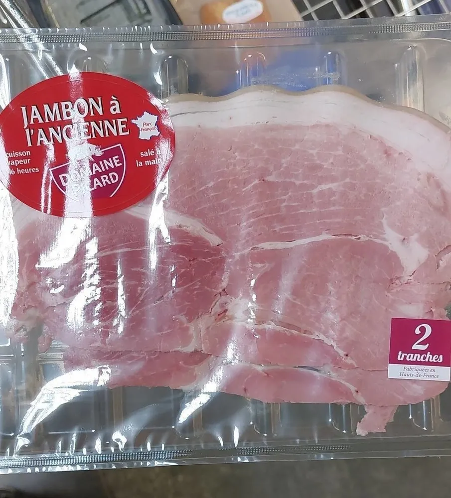 Jambon à l'ancienne cuit avec couenne