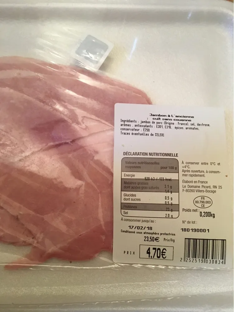 Jambon à l’ancienne