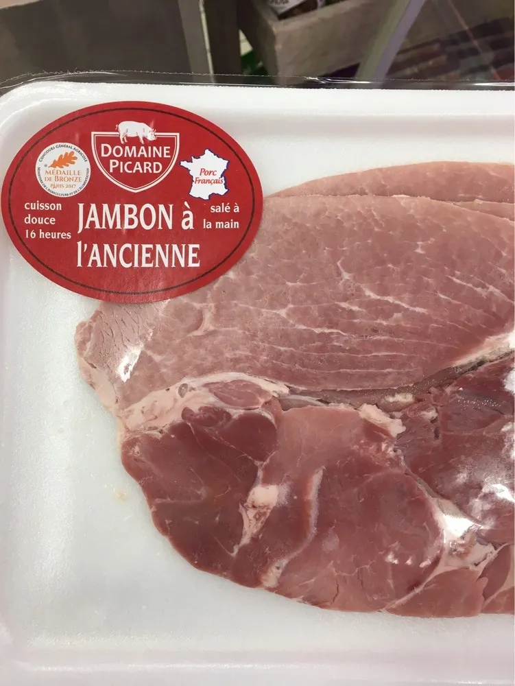 Jambon à l'ancienne sans couenne