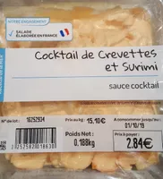 Cocktail de crevettes et surimi