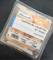 Cocktail de crevettes et surimi Sauce cocktail