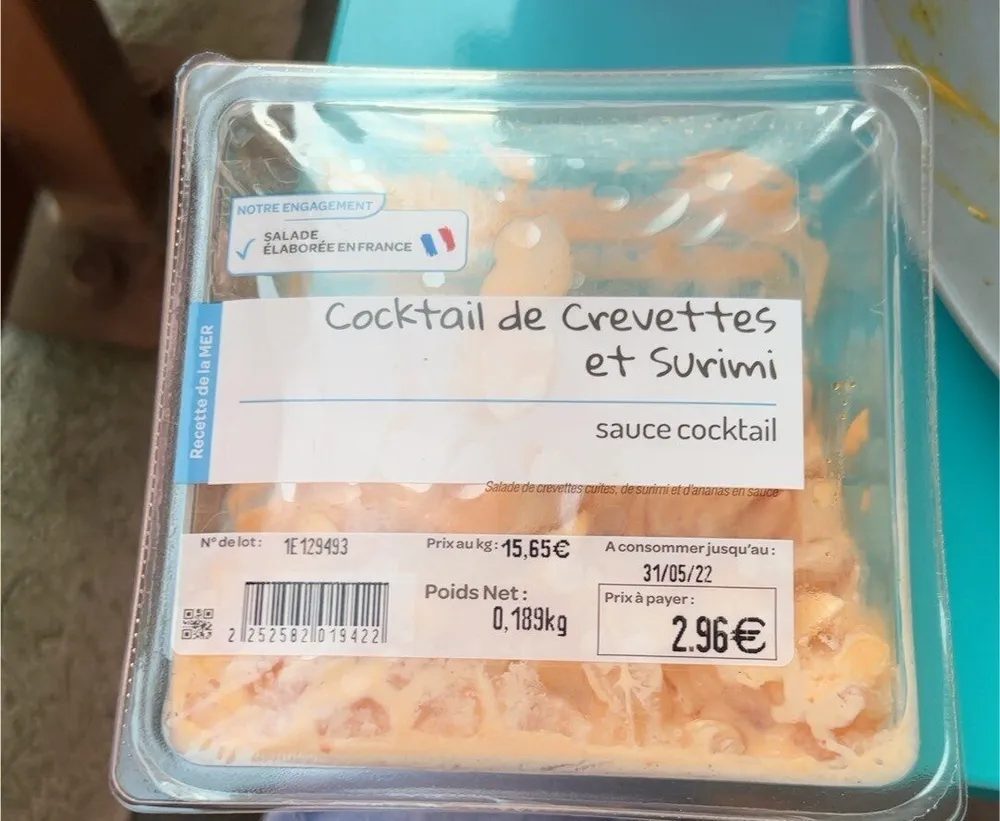 Cocktail de Crevettes et Surimi