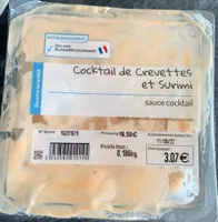 Cocktail de crevettes et surimis