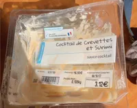 Coktail de crevettes et surimi