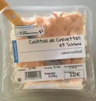 Cocktail de crevettes et surimi