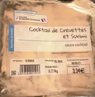 Cocktail de crevettes et surimi