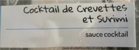Cocktail de crevettes et surimi